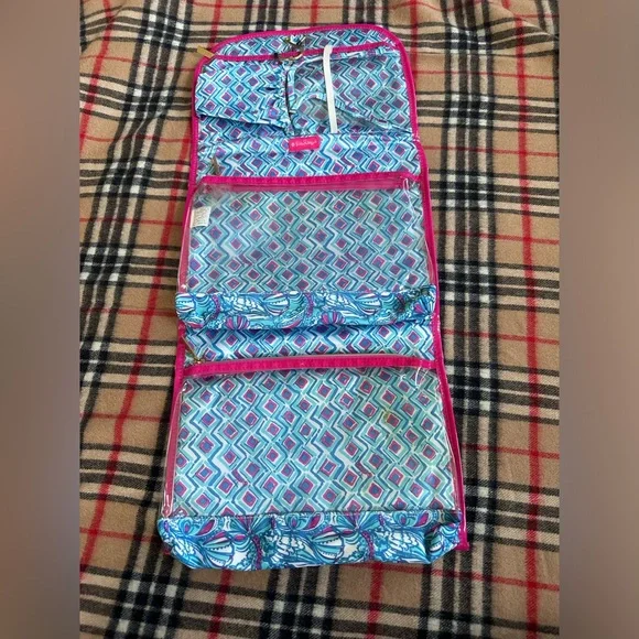 Lilly Pulitzer Target hanging valet makeup toiletry travel bag(see all photos) - Picture 7 of 10